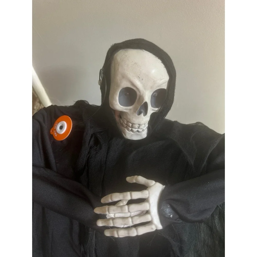 Halloween Shroud Decoration Inside or Outside Battery Operated Grim Reaper